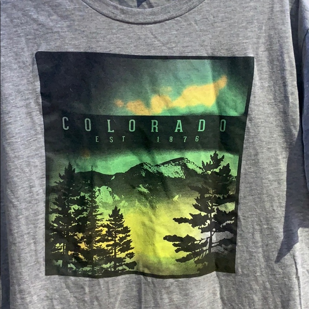 Colorado gray cotton tee, men’s Medium